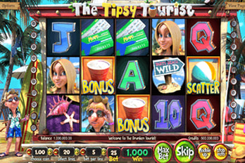 The Tipsy Tourist Slot Game Screenshot Image