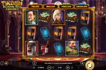 Tycoons: Billionaire Bucks Slot Game Screenshot Image