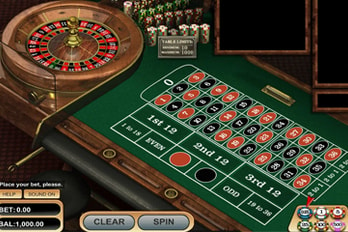 VIP European Roulette Table Game Screenshot Image