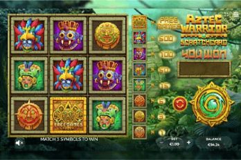 Aztec Warrior: Scratch Card Scratch Game Screenshot Image
