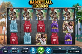 Basketball Legends Slot Game Screenshot Image