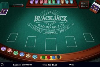 Blackjack Table Game Screenshot Image