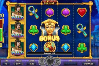 Cleopatra's Fortune Slot Game Screenshot Image