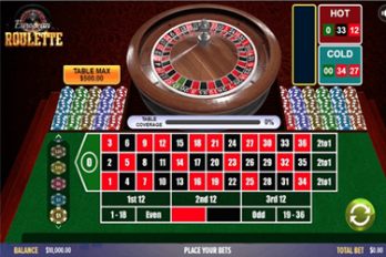 European Roulette Table Game Screenshot Image