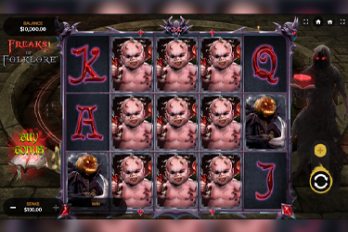 Freaks of Folklore Slot Game Screenshot Image