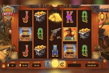 Gold Heist Slot Game Screenshot Image
