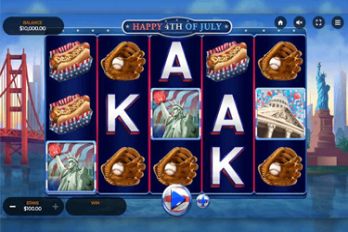 Happy 4th of July Slot Game Screenshot Image