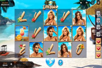 Love Beach Slot Game Screenshot Image