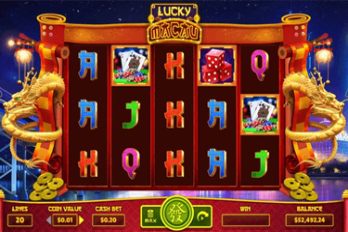 Lucky Macau Slot Game Screenshot Image