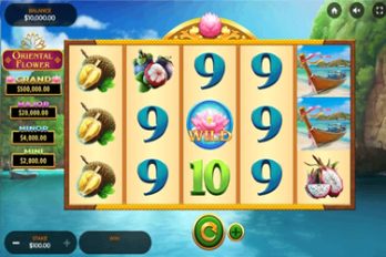 Oriental Flower Slot Game Screenshot Image