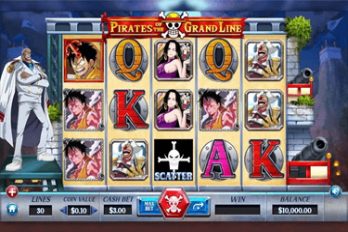 Pirates of the Grand Line Slot Game Screenshot Image