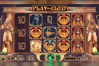 Play with Cleo Slot Game Screenshot Image