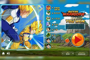 Saiyan Warriors: Scratch Card Scratch Game Screenshot Image