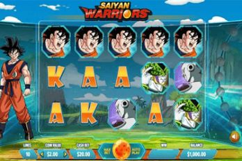 Saiyan Warriors Slot Game Screenshot Image