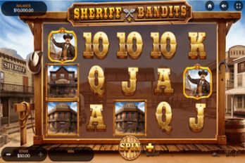 Sheriff vs Bandits Slot Game Screenshot Image