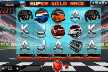Super Wild Race Slot Game Screenshot Image