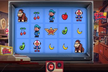 The Retro Game Slot Game Screenshot Image