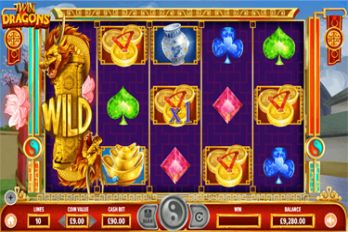 Twin Dragons Slot Game Screenshot Image