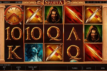 Almighty Sparta Slot Game Screenshot Image
