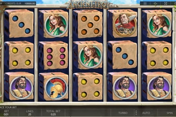 Ancient Troy Dice Slot Game Screenshot Image