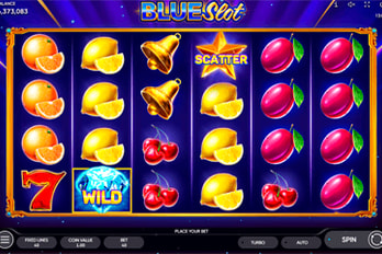 Blue Slot Slot Game Screenshot Image