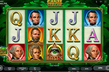 Cash Streak Slot Game Screenshot Image