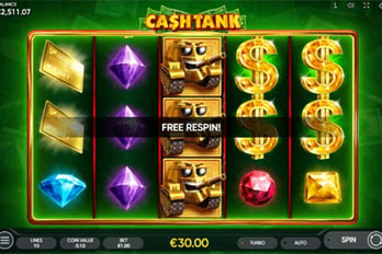 Cash Tank Slot Game Screenshot Image