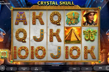 Endorphina Crystal Skull Slot Game Screenshot Image