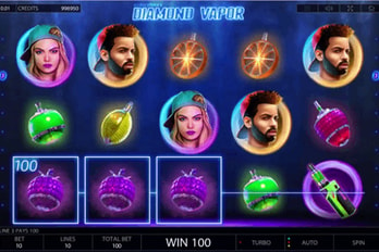 Diamond Vapor Slot Game Screenshot Image