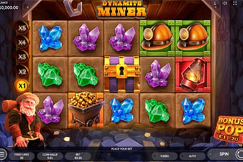 Dynamite Miner Slot Game Screenshot Image