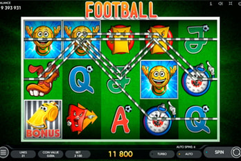 Football Slot Game Screenshot Image