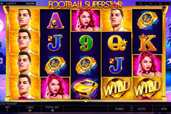 Football Superstar Slot Game Screenshot Image