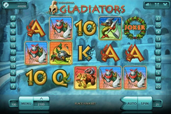 Gladiators Slot Game Screenshot Image