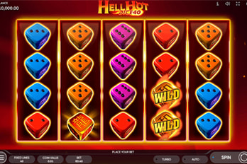 Hell Hot 40 Dice Slot Game Screenshot Image