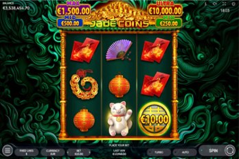 Jade Coins Slot Game Screenshot Image