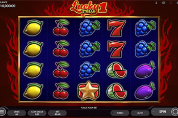 Lucky Streak 1 Slot Game Screenshot Image