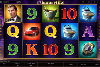 #Luxurylife Slot Game Screenshot Image