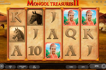Mongol Treasures 2: Archer Competition Slot Game Screenshot Image
