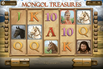 Mongol Treasures Slot Game Screenshot Image