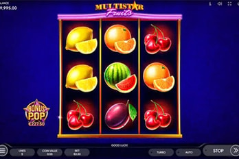 Multistar Fruits Slot Game Screenshot Image
