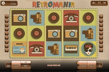 Retromania Slot Game Screenshot Image