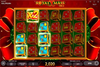 Royal Xmass Dice Slot Game Screenshot Image