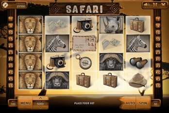 Safari Slot Game Screenshot Image