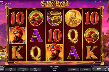 Silk Road Slot Game Screenshot Image