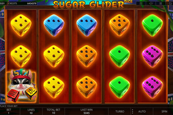 Sugar Glider Dice Slot Game Screenshot Image