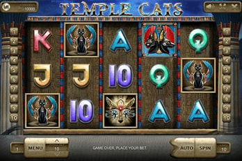 Temple Cats Slot Game Screenshot Image