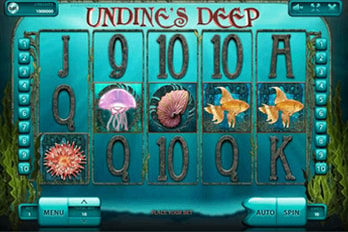 Endorphina Undine's Deep Slot Game Screenshot Image