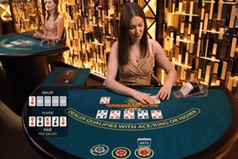 Caribbean Stud Poker Live Casino Screenshot Image