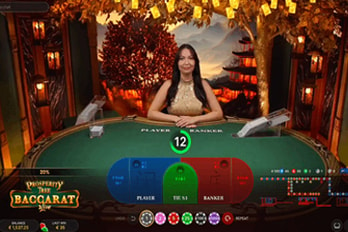 First Person Prosperity Tree Baccarat Live Casino Screenshot Image