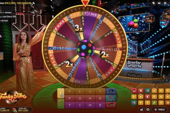 Funky Time Live Casino Screenshot Image